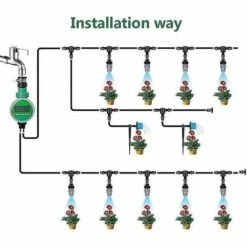 PREMIER Perle De Ceinture D'irrigation Goutte à Goutte De Jardin 98psc à Emporter Système D'irrigation Goutte à Goutte Automatique 8 PREMIER Perle De Ceinture D'irrigation Goutte à Goutte De Jardin 98psc à Emporter Système D'irrigation Goutte à Goutte Automatique -Promos Arrosage automatique Magasin 60541563 4