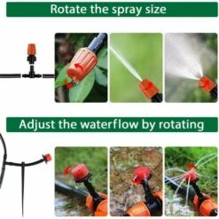 TOPHOMER 40M Système D'irrigation Jardin Par Egouttement 149 Pièces Micro Irrigation Goutte à Goutte Kit, Timer Jardin Auto-arrosant Irrigation De Jardin Pour Plantes De Patio Automatique 8 TOPHOMER 40M Système D'irrigation Jardin Par Egouttement 149 Pièces Micro Irrigation Goutte à Goutte Kit, Timer Jardin Auto-arrosant Irrigation De Jardin Pour Plantes De Patio Automatique -Promos Arrosage automatique Magasin 60935366 4