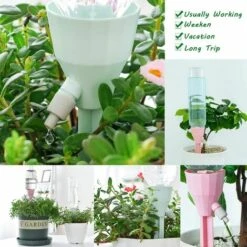 FR-LIFE Lot De 3 Dispositifs D'arrosage Automatique Pour Plantes, Arrosage Automatique Des Plantes, Pour Les Vacances, Système D'arrosage Goutte à Goutte, BR-Vie -Promos Arrosage automatique Magasin 60937456 5