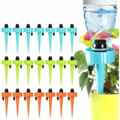 ZOLGINAH Arrosage Goutte à Goutte, Goutteurs Arrosage Goutte Goutte, 21 Pcs Irrigation Goutte à Goutte Avec SystèMe D'Arrosage à LibéRation Lente Pour Les Plantes D'IntéRieur Et D'ExtéRieur