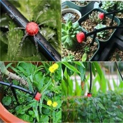 IRISFR Goutteurs Réglables D'Irrigation, 100pcs Goutteur Irrigation Réglable,Automatique D'Arrosage Pour Plante Serre DIY Jardin,rouge,Lilaris 9 IRISFR Goutteurs Réglables D'Irrigation, 100pcs Goutteur Irrigation Réglable,Automatique D'Arrosage Pour Plante Serre DIY Jardin,rouge,Lilaris -Promos Arrosage automatique Magasin 61134832 5
