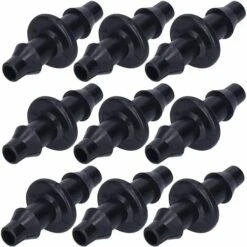 Cisea Connecteur De Tuyau à 2 Voies, 100 Pièces 4/7 Connecteur à 2 Voies Connecteur D'irrigation Goutte à Goutte Raccord Accessoires D'irrigation De Jardin -Promos Arrosage automatique Magasin 61212241 5