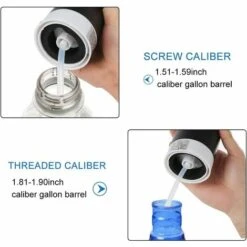 JOORRT Distributeur D'eau En Bouteille, USB Chargeant La Pompe à Eau Potable Distributeur D'eau électrique Portable Commutateur De Bouteille D'eau Pour Bouteille Universelle De 5 Gallons (Noir) 7 JOORRT Distributeur D'eau En Bouteille, USB Chargeant La Pompe à Eau Potable Distributeur D'eau électrique Portable Commutateur De Bouteille D'eau Pour Bouteille Universelle De 5 Gallons (Noir) -Promos Arrosage automatique Magasin 61235946 3