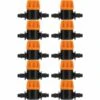 EAUDACè 10 Pièces Vanne De Commutation D'irrigation Goutte à Goutte 4/7 Connecteur De Tube D'irrigation Connecteurs De Tuyau Vanne Barbelée Convient Pour Jardin Agricole