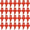 SLI-RES Lot De 50 Mini Buses D'Arrosage à 360 DegréS Pour Arrosage Des Surfaces Vertes, Des LéGumes, Des Fleurs, Des Arbres, Des Arbres Fruitiers Et D'Autres Cultures 2.1*1.3*0.8cm (Rouge)，Lilaris