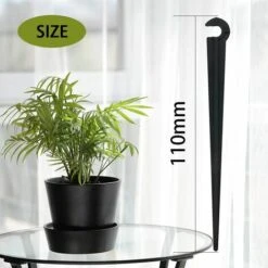 FOZIY Lot De 100 Tuyau Goutte à Goutte Support, Goute A Goute Arrosage Support, Irrigation Support,Piquets De Tuyau Égouttement, Piquets De Tuyau Irrigation, Pour 4/7 Tuyau D'Arrosage Goutte à Goutte,Noir，Fonepro -Promos Arrosage automatique Magasin 63707929 3