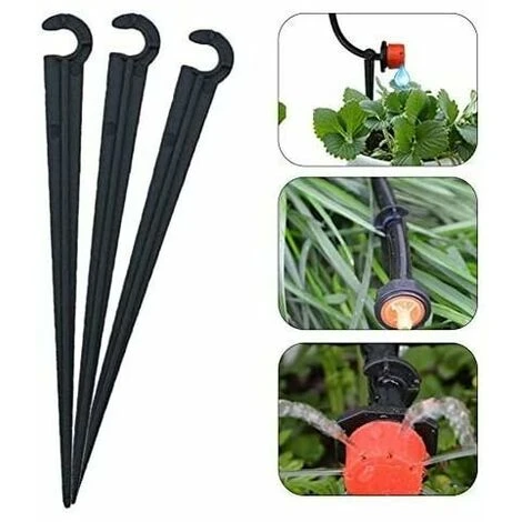 SINCèREETALI Support Tuyau Tube,Support D'égouttement D'Irrigation, Support De Tuyau Fixation Au Sol Pour Piquets "C" Support De Tiges Fixes Pour Tuyau D'irrigation Et Tuyau D'arrosage De Jardin,50 Pcs 5 SINCèREETALI Support Tuyau Tube,Support D'égouttement D'Irrigation, Support De Tuyau Fixation Au Sol Pour Piquets "C" Support De Tiges Fixes Pour Tuyau D'irrigation Et Tuyau D'arrosage De Jardin,50 Pcs – Image 5