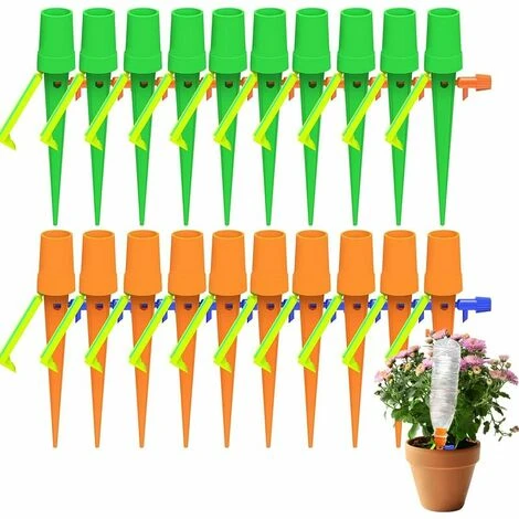 SINCèREETALI Irrigation Goutte à Goutte Kit, 20 Pièces Arroseurs Automatiques Plantes Irrigation Système,D'arrosage Automatique Pour Plantes Avec Système D'arrosage à Libération Lente Pour Plantes D'intérieur 1 SINCèREETALI Irrigation Goutte à Goutte Kit, 20 Pièces Arroseurs Automatiques Plantes Irrigation Système,D'arrosage Automatique Pour Plantes Avec Système D'arrosage à Libération Lente Pour Plantes D'intérieur