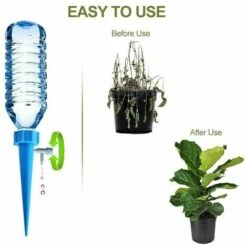 SINCèREETALI Irrigation Goutte à Goutte Kit,Kit Irrigation Automatique,Kits D'arrosage Automatiques Goutte ã Goutte,Système Irrigation Plante,Arroseurs Automatiques Plantes Irrigation Système,6PCS -Promos Arrosage automatique Magasin 63820909 4