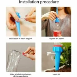 SINCèREETALI Kit D'irrigation Goutte à Goutte, 12 Abreuvoirs Automatiques Pour Plantes Avec Vannes Pour Jardin, Maison, Intérieur, Extérieur -Promos Arrosage automatique Magasin 63821985 2