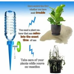 SINCèREETALI Kit D'irrigation Goutte à Goutte, 12 Abreuvoirs Automatiques Pour Plantes Avec Vannes Pour Jardin, Maison, Intérieur, Extérieur -Promos Arrosage automatique Magasin 63821985 4