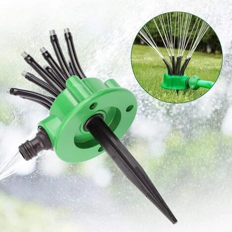 ROSIER Lawn Sprinkler, Buse D'arrosage Réglable, Arroseur De Pelouse Automatique Rotatif 360°, Pelouse Arroseur Tête Buse Réglable Pour Pelouse Jardin Champ De Légumes,—VEBTles 2 ROSIER Lawn Sprinkler, Buse D'arrosage Réglable, Arroseur De Pelouse Automatique Rotatif 360°, Pelouse Arroseur Tête Buse Réglable Pour Pelouse Jardin Champ De Légumes,—VEBTles – Image 2