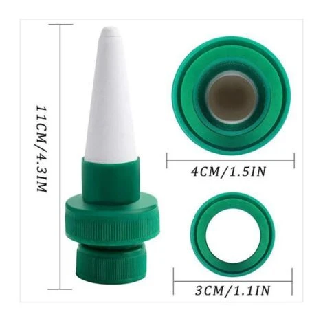 Kueatily Automatique Plante D'irrigation D'eau Distributeur Cône En Céramique Tête Plante Verseur Goutte à Goutte D'irrigation Pour Jardin, Plante D'intérieur, Fleurs 4 Pièces, 2 Kueatily Automatique Plante D'irrigation D'eau Distributeur Cône En Céramique Tête Plante Verseur Goutte à Goutte D'irrigation Pour Jardin, Plante D'intérieur, Fleurs 4 Pièces, – Image 2