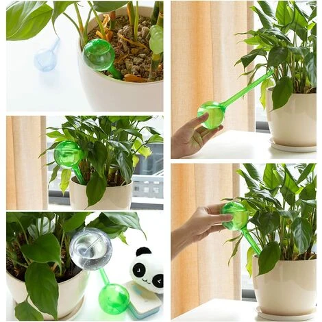 HAZEL Boules D'arrosage Automatique Matériel D'Arrosage Automatique En PVC Pour Plantes Plante Arrosage Ampoules Boules D'irrigation Pour Plantes De Jardin, Bonsa?, Plantes En Pot 12 Pièces 5 HAZEL Boules D'arrosage Automatique Matériel D'Arrosage Automatique En PVC Pour Plantes Plante Arrosage Ampoules Boules D'irrigation Pour Plantes De Jardin, Bonsa?, Plantes En Pot 12 Pièces – Image 5