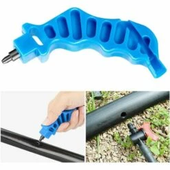 MERéTéET Outil De Perforateur De Tube Goutte à Goutte D'irrigation Pour L'insertion D'émetteur D'émetteur , Outil D'insertion D'irrigation Goutte à Goutte 13.5*1.5*3.5cm Bleue，KoleZy -Promos Arrosage automatique Magasin 64566113 5