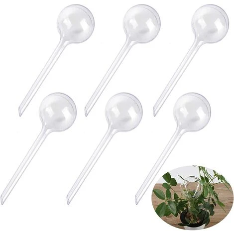 LLOVE Arrosage Automatique Bulbe Fleur Goutte à Goutte Dispositif Boule D'Arrosage Boule D'Arrosage Automatique Pour Plantes Intérieures Et Extérieures PVC Transparent 6 Pièces 1 LLOVE Arrosage Automatique Bulbe Fleur Goutte à Goutte Dispositif Boule D'Arrosage Boule D'Arrosage Automatique Pour Plantes Intérieures Et Extérieures PVC Transparent 6 Pièces