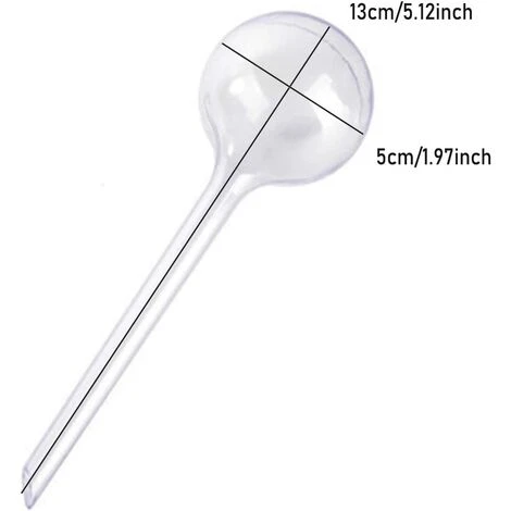 LLOVE Arrosage Automatique Bulbe Fleur Goutte à Goutte Dispositif Boule D'Arrosage Boule D'Arrosage Automatique Pour Plantes Intérieures Et Extérieures PVC Transparent 6 Pièces 2 LLOVE Arrosage Automatique Bulbe Fleur Goutte à Goutte Dispositif Boule D'Arrosage Boule D'Arrosage Automatique Pour Plantes Intérieures Et Extérieures PVC Transparent 6 Pièces – Image 2