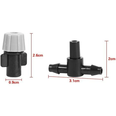 PERLE RARE Lot De 5 Buses D'arrosage, Kit D'arrosage Goutte à Goutte En T Pour Jardin 2 PERLE RARE Lot De 5 Buses D'arrosage, Kit D'arrosage Goutte à Goutte En T Pour Jardin – Image 2