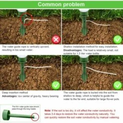 8 Pack Spike Arrosage Automatique Des Plantes, Pots D'arrosage En Céramique, Arroseur Automatique De Plantes De Vacances Goutte à Goutte, Système D'arrosage D'irrigation 56Vingt -Promos Arrosage automatique Magasin 64939262 4