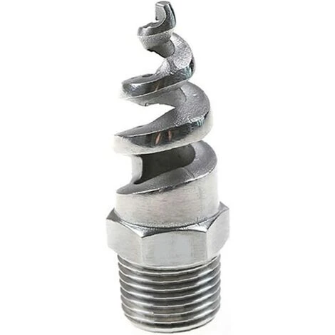MERéTéET 1"1/2" Pièces D'arrosage En Spirale À Cône En Acier Inoxydable Pour L'irrigation Pelouse Jardin 63*20mm Argent 2pcs, KoleZy 1 MERéTéET 1"1/2" Pièces D'arrosage En Spirale À Cône En Acier Inoxydable Pour L'irrigation Pelouse Jardin 63*20mm Argent 2pcs, KoleZy