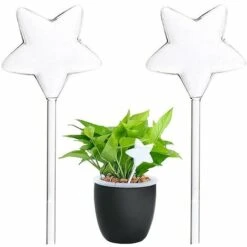 BAICCCF Kit D'arrosage Goutte à Goutte 2pcs Dispositifs D'arrosage Automatiques En Plastique Pour Plantes, Ampoules D'arrosage Goutte à Goutte Automatiques, Kits D'irrigation De Matériel, Bouteille D'arrosage à Auto-irrigation