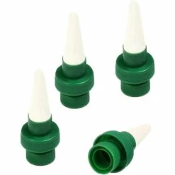 AOUGO Abreuvoir Pour Plantes, Pics De Plantes à Arrosage Automatique En Céramique De Vacances, Système Automatique De Piquets D'arrosage Pour Fleurs Et Irrigation Goutte à Goutte Pour Une Utilisation En Intérieur Et En Extérieur (4PCS)