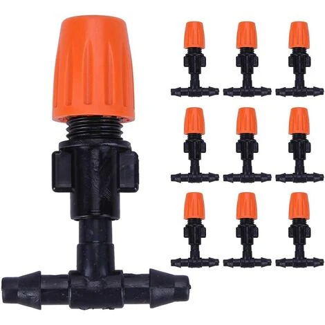 OSQI Système D'irrigation De Jardin, 10 Pièces Kit D'irrigation Goutte à Goutte Système D'arrosage Automatique Goutte à Goutte Micro Arroseur Arbuste Goutte à Goutte Kit Buse Réglable Arroseur Pulvérisateur Arrosage Goutte à Goutte Kit Pour Jardin Pelouse Plan 2 OSQI Système D'irrigation De Jardin, 10 Pièces Kit D'irrigation Goutte à Goutte Système D'arrosage Automatique Goutte à Goutte Micro Arroseur Arbuste Goutte à Goutte Kit Buse Réglable Arroseur Pulvérisateur Arrosage Goutte à Goutte Kit Pour Jardin Pelouse Plan – Image 2