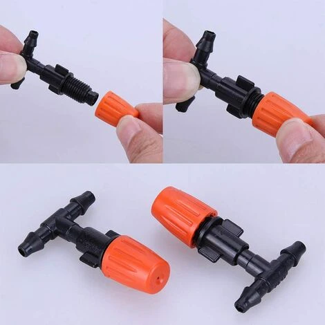 OSQI Système D'irrigation De Jardin, 10 Pièces Kit D'irrigation Goutte à Goutte Système D'arrosage Automatique Goutte à Goutte Micro Arroseur Arbuste Goutte à Goutte Kit Buse Réglable Arroseur Pulvérisateur Arrosage Goutte à Goutte Kit Pour Jardin Pelouse Plan 4 OSQI Système D'irrigation De Jardin, 10 Pièces Kit D'irrigation Goutte à Goutte Système D'arrosage Automatique Goutte à Goutte Micro Arroseur Arbuste Goutte à Goutte Kit Buse Réglable Arroseur Pulvérisateur Arrosage Goutte à Goutte Kit Pour Jardin Pelouse Plan – Image 4