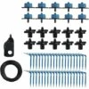 OSQI Kit D'irrigation Goutte à Goutte Arrosage Des Plantes En Pot Système Automatique Flèche Tubes Accessoires 20 M Pour Le Jardinage