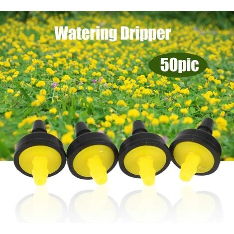 OSQI 50 Pcs Irrigation Goutteur Compensateur De Pression Goutte À Goutte Irrigation Jardin Arrosage Réglable Goutte À Goutte Micro Système 2 OSQI 50 Pcs Irrigation Goutteur Compensateur De Pression Goutte À Goutte Irrigation Jardin Arrosage Réglable Goutte À Goutte Micro Système – Image 2