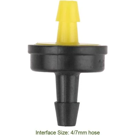 OSQI 50 Pcs Irrigation Goutteur Compensateur De Pression Goutte À Goutte Irrigation Jardin Arrosage Réglable Goutte À Goutte Micro Système 4 OSQI 50 Pcs Irrigation Goutteur Compensateur De Pression Goutte À Goutte Irrigation Jardin Arrosage Réglable Goutte À Goutte Micro Système – Image 4