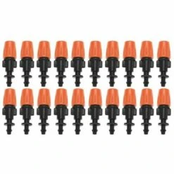 FR-LIFE BR-Vie 20Pcs Brumisation Pour Irrigation Micro Goutte Kit Brumisateur, Arrosage Goutte à Goutte Buses De D'Irrigation Par Egouttement De Jardin Réglable Ensemble D'Atomiseur De Tête D'Arroseuse