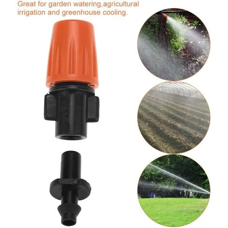 FR-LIFE BR-Vie 20Pcs Brumisation Pour Irrigation Micro Goutte Kit Brumisateur, Arrosage Goutte à Goutte Buses De D'Irrigation Par Egouttement De Jardin Réglable Ensemble D'Atomiseur De Tête D'Arroseuse 2 FR-LIFE BR-Vie 20Pcs Brumisation Pour Irrigation Micro Goutte Kit Brumisateur, Arrosage Goutte à Goutte Buses De D'Irrigation Par Egouttement De Jardin Réglable Ensemble D'Atomiseur De Tête D'Arroseuse – Image 2