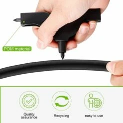 LADACèE Accessoires Tuyau D'Arrosage D'Égouttement Tuyau 10 Pièces, Outils Perforation Trou Tuyau 3-4mm, Mini Poinçon Tuyau D'Eau 5 Pièces Poinçon Tube Tête De Taureau, D'Arrosage Fournitures Jardin -Promos Arrosage automatique Magasin 65616592 5