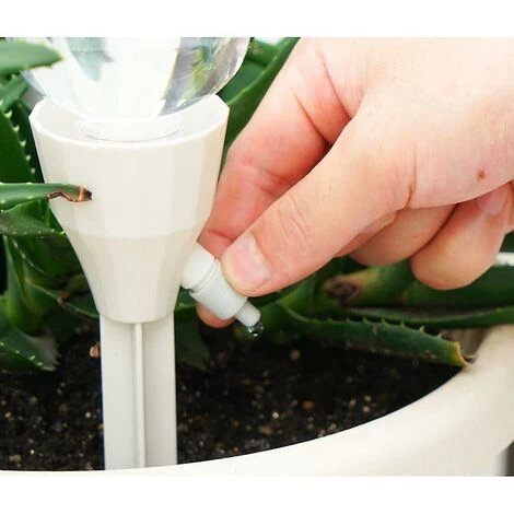 BAICCCF Kit D'arrosage Goutte à Goutte Lot De 3 Distributeurs D'eau Pour Plantes, Dispositif D'irrigation Goutte à Goutte Réglable, 17,5 X 5 Cm. 4 BAICCCF Kit D'arrosage Goutte à Goutte Lot De 3 Distributeurs D'eau Pour Plantes, Dispositif D'irrigation Goutte à Goutte Réglable, 17,5 X 5 Cm. – Image 4