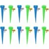 BAICCCF Kit D'arrosage Goutte à Goutte 12 Pièces Dispositifs D'arrosage Automatique Des Plantes Irrigation Goutte à Goutte Automatique Pointes D'arrosage Avec Interrupteur De Commande à Libération Lente Pour Jardin De Serre De Plantes