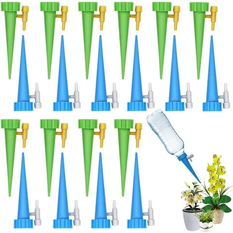 EINEMGELD Irrigation Goutte à Goutte Bouteille Arroseur Automatique Plantes Kit D'irrigation Avec Vannes De Régulation Pour Jardin Maison Intérieur Extérieur 20 Pièces 1 EINEMGELD Irrigation Goutte à Goutte Bouteille Arroseur Automatique Plantes Kit D'irrigation Avec Vannes De Régulation Pour Jardin Maison Intérieur Extérieur 20 Pièces
