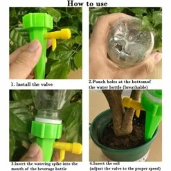 EINEMGELD Irrigation Goutte à Goutte Bouteille Arroseur Automatique Plantes Kit D'irrigation Avec Vannes De Régulation Pour Jardin Maison Intérieur Extérieur 20 Pièces 7 EINEMGELD Irrigation Goutte à Goutte Bouteille Arroseur Automatique Plantes Kit D'irrigation Avec Vannes De Régulation Pour Jardin Maison Intérieur Extérieur 20 Pièces -Promos Arrosage automatique Magasin 65758491 3