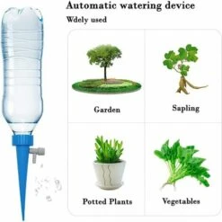 EINEMGELD Irrigation Goutte à Goutte Bouteille Arroseur Automatique Plantes Kit D'irrigation Avec Vannes De Régulation Pour Jardin Maison Intérieur Extérieur 20 Pièces 8 EINEMGELD Irrigation Goutte à Goutte Bouteille Arroseur Automatique Plantes Kit D'irrigation Avec Vannes De Régulation Pour Jardin Maison Intérieur Extérieur 20 Pièces -Promos Arrosage automatique Magasin 65758491 4