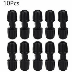 DONTODENT 10 Pièces Connecteur D'eau Droite équipement D'arrosage De Jardin Raccord D'irrigation Goutte à Goutte Pour Tuyau En Pe 16mm Better