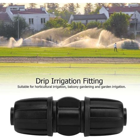 DONTODENT 10 Pièces Connecteur D'eau Droite équipement D'arrosage De Jardin Raccord D'irrigation Goutte à Goutte Pour Tuyau En Pe 16mm Better 2 DONTODENT 10 Pièces Connecteur D'eau Droite équipement D'arrosage De Jardin Raccord D'irrigation Goutte à Goutte Pour Tuyau En Pe 16mm Better – Image 2