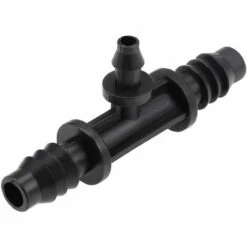 Cisea Sourcing Map Barb Connecteur De Tuyau En T Goutte à Goutte Pour Tuyau De 4 Mm Et 8 Mm De Diamètre Intérieur Mm Pour Système D'irrigation Agricole De Jardin, Plastique 15 Pièces -Promos Arrosage automatique Magasin 65973066 4