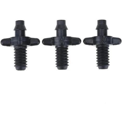LADACèE 50pcs PVC Flexible Connecteur Simple Barbelé 4 / 7mm Robinet Connecteur Pour Irrigation Goutte À Goutte D'arrosage De Jardin Outils 6mm 1 LADACèE 50pcs PVC Flexible Connecteur Simple Barbelé 4 / 7mm Robinet Connecteur Pour Irrigation Goutte À Goutte D'arrosage De Jardin Outils 6mm