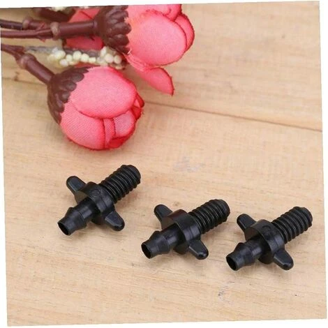 LADACèE 50pcs PVC Flexible Connecteur Simple Barbelé 4 / 7mm Robinet Connecteur Pour Irrigation Goutte À Goutte D'arrosage De Jardin Outils 6mm 2 LADACèE 50pcs PVC Flexible Connecteur Simple Barbelé 4 / 7mm Robinet Connecteur Pour Irrigation Goutte À Goutte D'arrosage De Jardin Outils 6mm – Image 2
