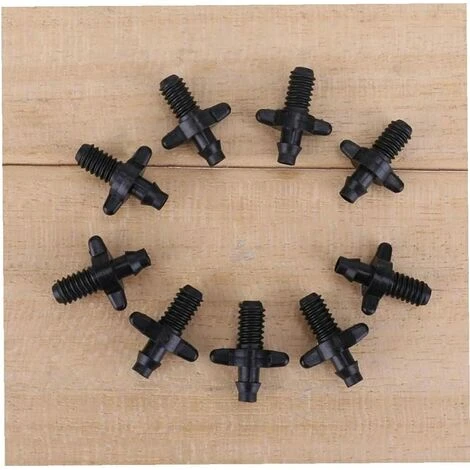 LADACèE 50pcs PVC Flexible Connecteur Simple Barbelé 4 / 7mm Robinet Connecteur Pour Irrigation Goutte À Goutte D'arrosage De Jardin Outils 6mm 5 LADACèE 50pcs PVC Flexible Connecteur Simple Barbelé 4 / 7mm Robinet Connecteur Pour Irrigation Goutte À Goutte D'arrosage De Jardin Outils 6mm – Image 5