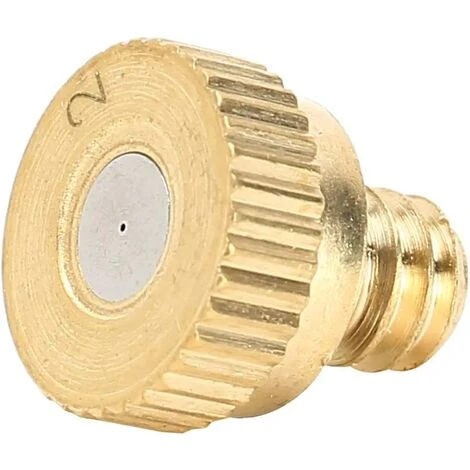 GRID COOL 10 Pièces Buses De Brumisation En Laiton, Buse De Système De Brumisation De Tête De Pulvérisation Extérieure à Basse Pression D'eau Du Robinet De 0,2 Mm 5 GRID COOL 10 Pièces Buses De Brumisation En Laiton, Buse De Système De Brumisation De Tête De Pulvérisation Extérieure à Basse Pression D'eau Du Robinet De 0,2 Mm – Image 5