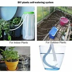 LADACèE 50 Pieds 6mm Diameter Cordon De Mèche Capillaire à Arrosage Automatique, Mèche Hydroponique Bricolage, Pot De Jardinière à Arrosage Automatique, Dispositif De Système D'eau Automatique -Promos Arrosage automatique Magasin 67694997 3