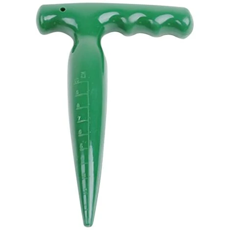 FLYME 2 Pcs Outil De Poinçonneuse De Trou De Chasse-perforation De Jardinage Avec Poignée Ergonomique Pour Planter Des Semis Désherbage 1 FLYME 2 Pcs Outil De Poinçonneuse De Trou De Chasse-perforation De Jardinage Avec Poignée Ergonomique Pour Planter Des Semis Désherbage