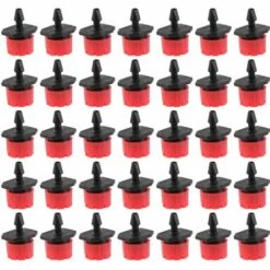 FLYME 100 Goutteurs D'irrigation Réglables 6.35mm Système D'irrigation Goutte à Goutte Automatique Micro Goutteurs D'arrosage Pour Serre De Plantes