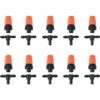 FLYME Arrosage Dirige Buse 10 Goutteur Irrigation Réglable 10 Tee-joints D'égouttement Kit Système D'irrigation De Bricolage Micro Goutte Kit Automatique D'Arrosage De Micro Système Pour L'arrosage De Jardin